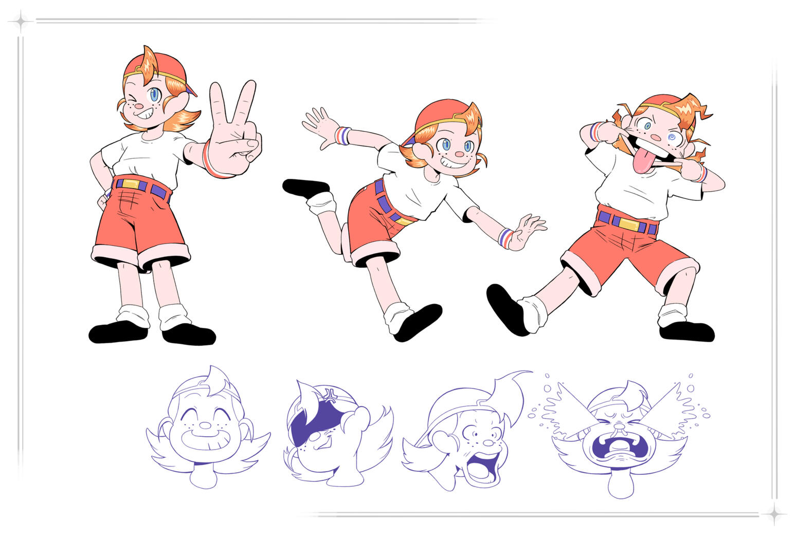 R's Pose + Expression Sheet
